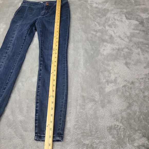 Anthropologie Pilcro The Skipper Long High Rise Wide Leg Jeans Size 25P 25 X 25 - Picture 6 of 10